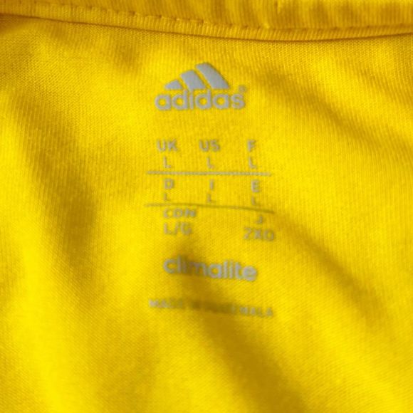Adidas Michigan Wolverines Football Shirt, Yellow, Large - Picture 6 of 8
